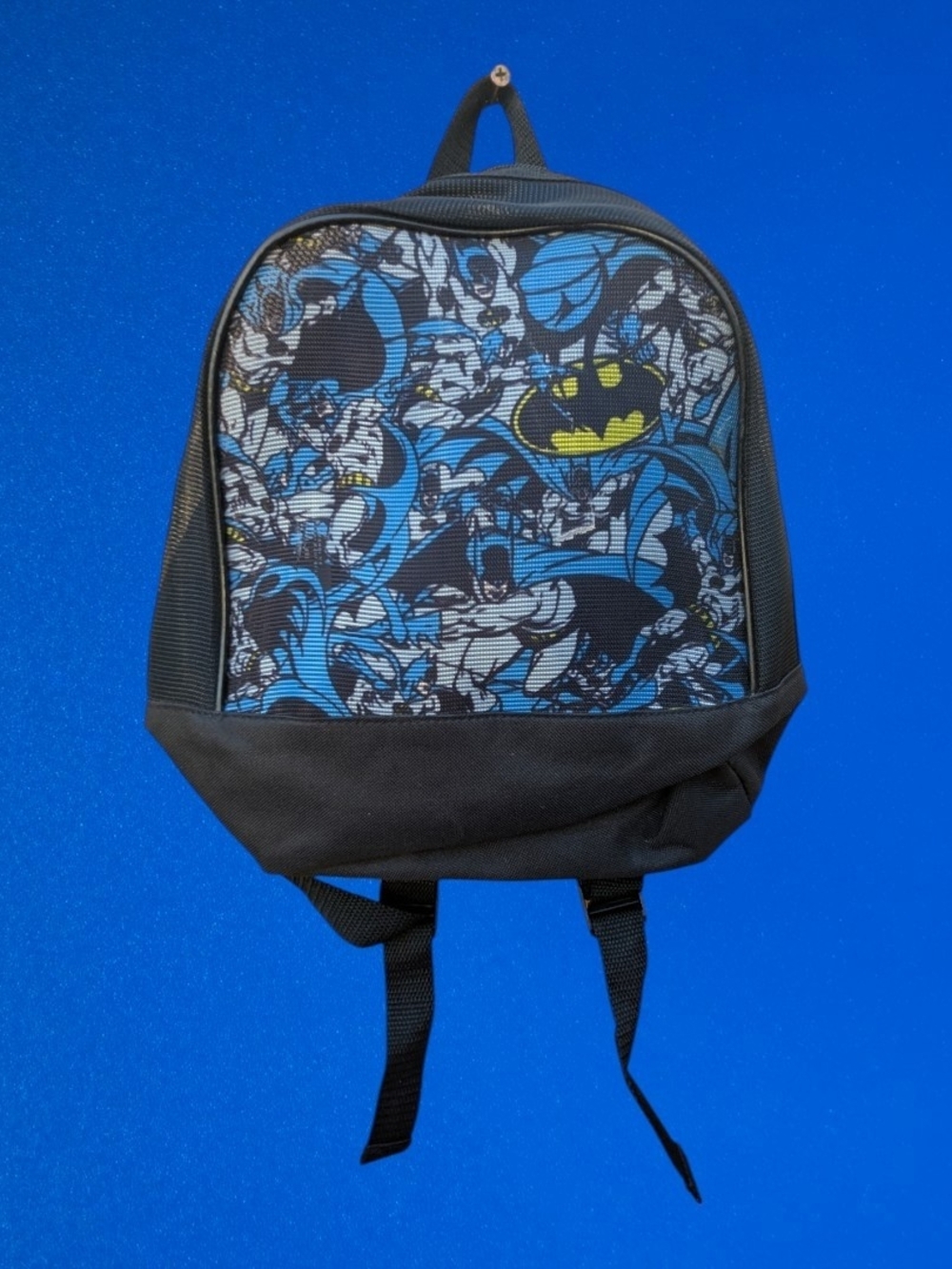 Boys Batman Graphic Black & Blue Backpack - Kids' Backpack
